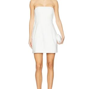 Arta Bustier Mini Dress in White